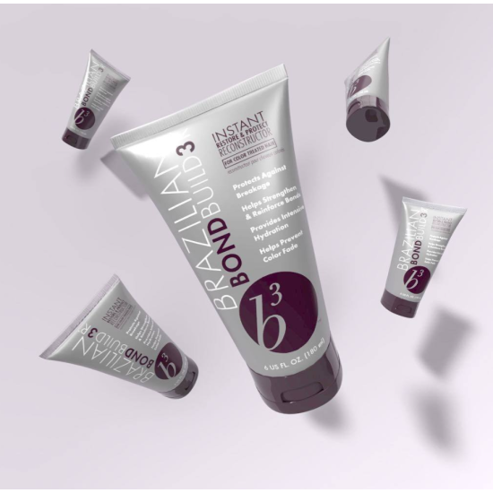 Кератиновая восстанавливающая маска для сохранения цвета Brazilian Blowout 180 мл