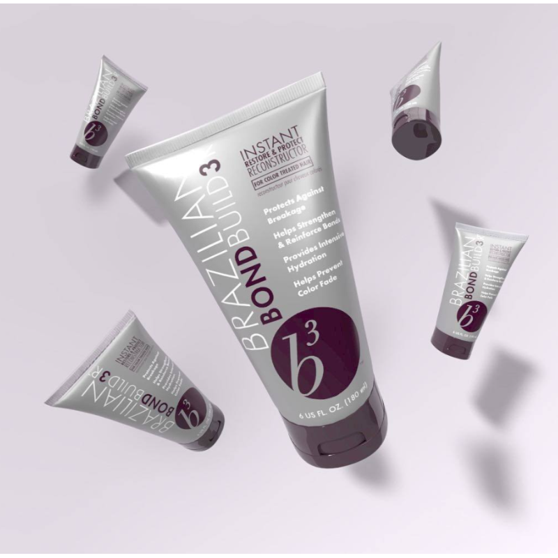 Кератиновая восстанавливающая маска для сохранения цвета Brazilian Blowout 180 мл