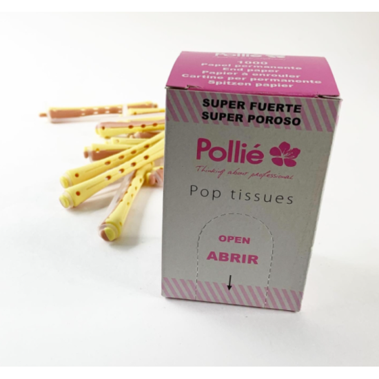 Бумага для химической завивки Pollie 1000 шт
