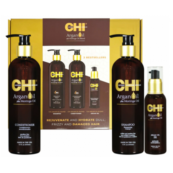 Відновлюючий шампунь для сухого та пошкодженого волосся Argan Oil Shampoo CHI