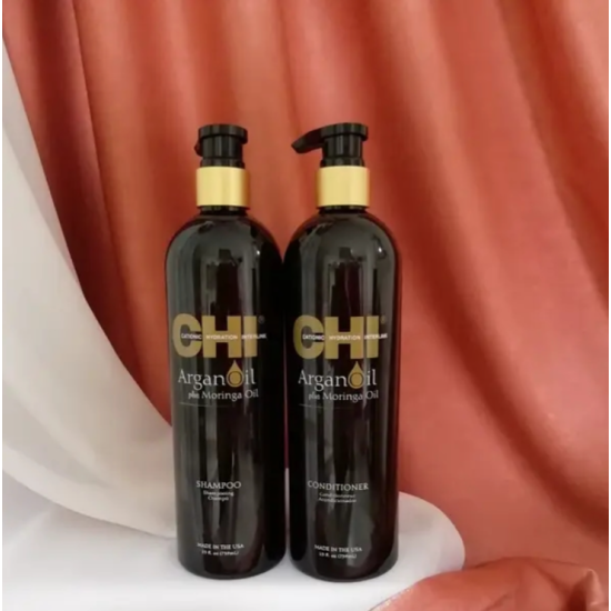 Відновлюючий шампунь для сухого та пошкодженого волосся Argan Oil Shampoo CHI