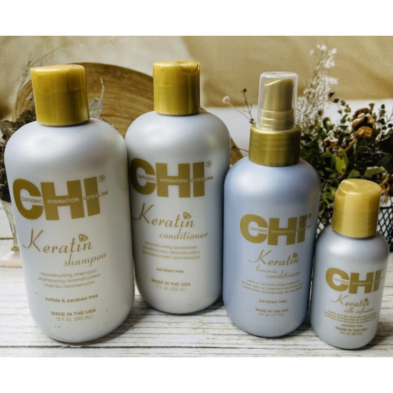 Кератиновый восстанавливающий кондиционер KERATIN RECONSTRUCTING CONDITIONER CHI