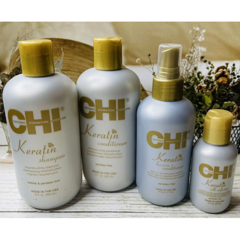 Кератиновый восстанавливающий кондиционер KERATIN RECONSTRUCTING CONDITIONER CHI