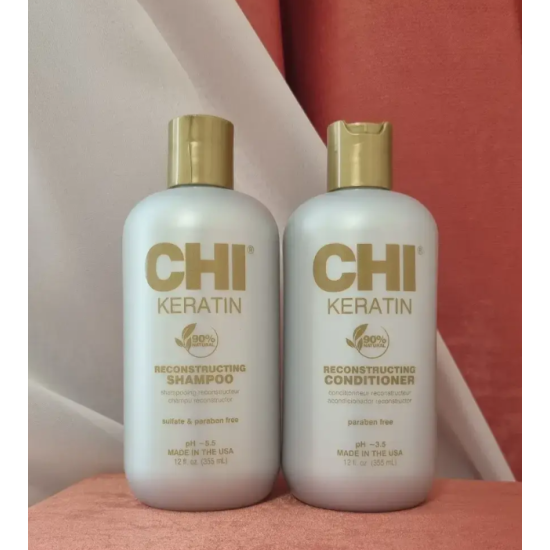 Кератиновый восстанавливающий кондиционер KERATIN RECONSTRUCTING CONDITIONER CHI