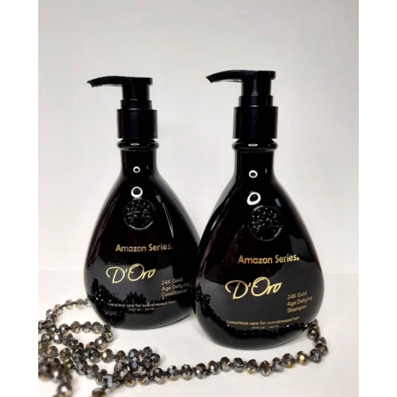 Маска 24К золота D'Oro 24K Gold Age Defying Conditioner Amazon Series