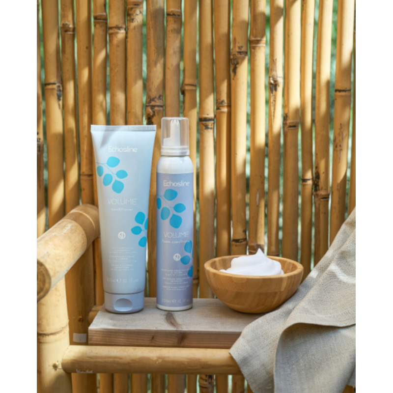 Пінка-кондиціонер для об'єму та легкості VOLUME Foam Conditioner Echosline 200 мл Пінка-кондиціонер для об'єму та легкості VOLUME Foam Conditioner Echosline 200 мл