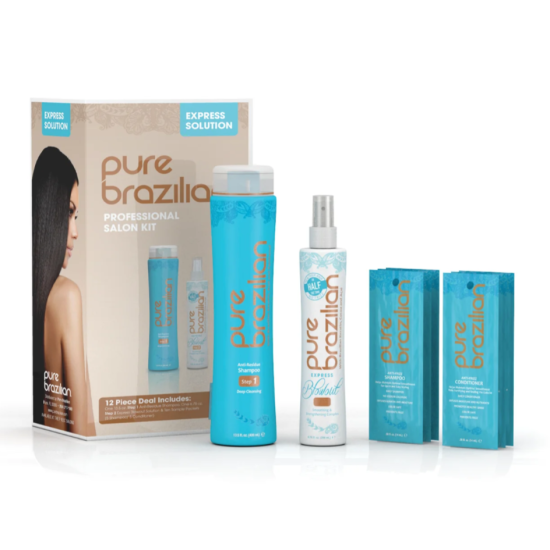 Экспресс-кератин Express Blowout Solution Spray Pure Brazilian 200 мл