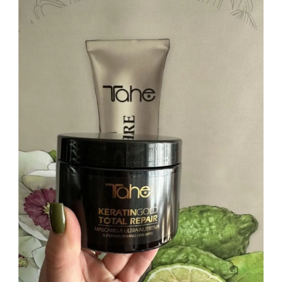 Кератинова маска Keratin GOLD Total Repair MASK Tahe