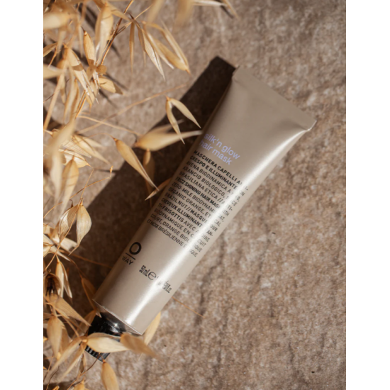 Маска для сухого та пористого волосся з розгладжуючим ефектом Rolland Silk'N'Glow Hair Mask 