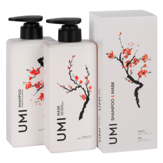 Набор для волос восстановление и термозащита UMI Haircare Gift Set 3