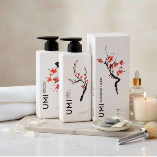 Набор для волос восстановление и термозащита UMI Haircare Gift Set 3