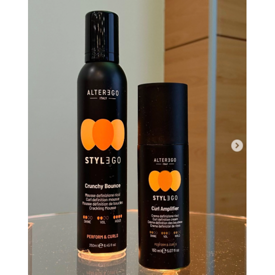 Гель-мус для скульптурних та пружних локонів STYLEGO CURLS Crunchy Bounce Alter Ego 250 мл