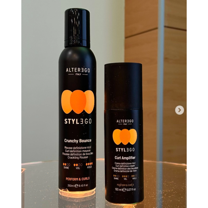 Гель-мус для скульптурних та пружних локонів STYLEGO CURLS Crunchy Bounce Alter Ego 250 мл