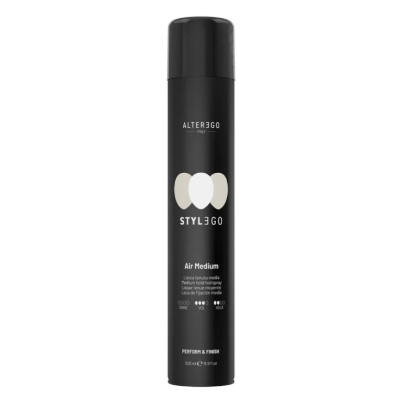 Лак для волос средней фиксации STYLEGO FINISH Air Medium Alter Ego 500 мл