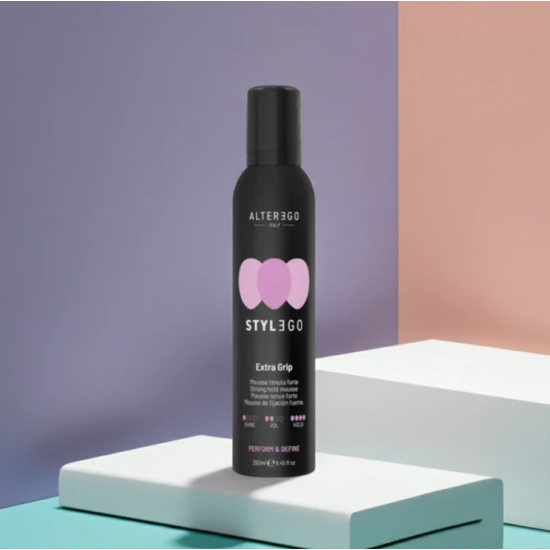 Пена для укладки волос сильной фиксации STYLEGO Extra Grip Alter Ego 250 мл