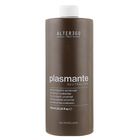 Универсальный нейтрализатор для кератиновой био-завивки Alter Ego Neutralizer Plasmante 750 ml Универсальный нейтрализатор для кератиновой био-завивки Alter Ego Neutralizer Plasmante 750 ml