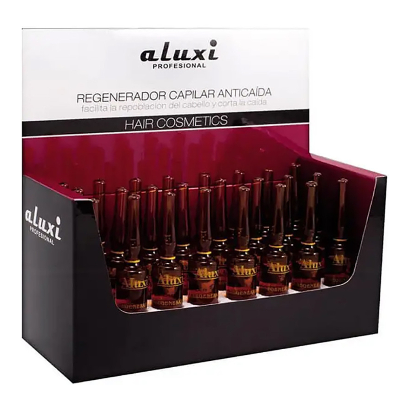 Ампулы профессиональные для восстановления силы и здоровья волос Regenerador Aluxi