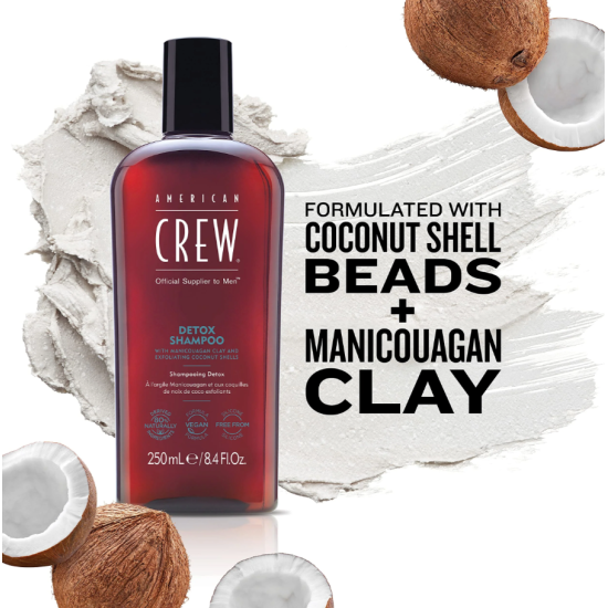 Детокс шампунь для чоловіків DETOX SHAMPOO American Crew 250 мл 
