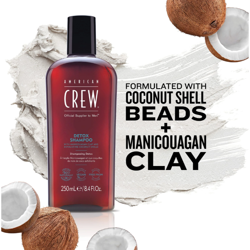 Детокс шампунь для чоловіків DETOX SHAMPOO American Crew 250 мл 