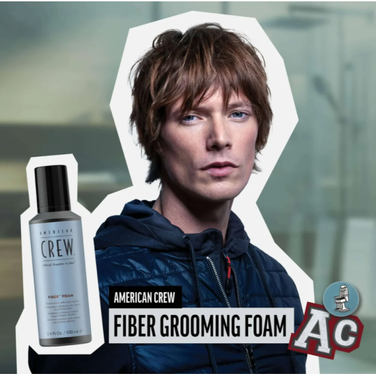 Файбер піна для волосся FIBER GROOMING FOAM American Crew 200 мл 