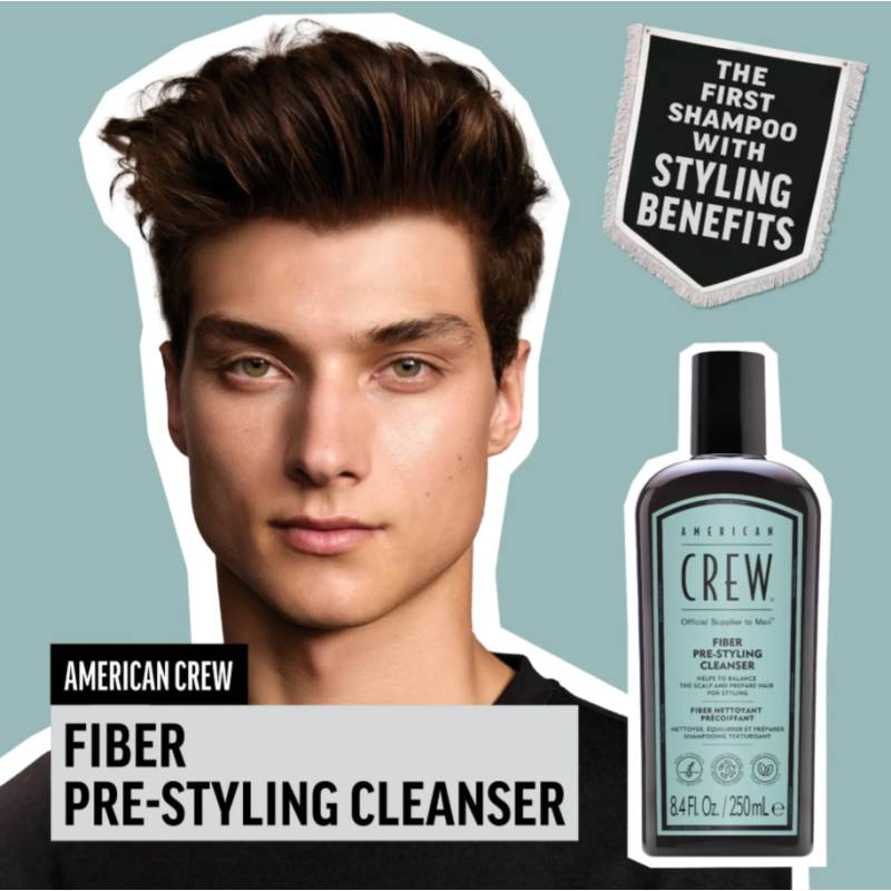 Шампунь перед укладкой FIBER PRE-STYLING SHAMPOO American Crew 250 мл 