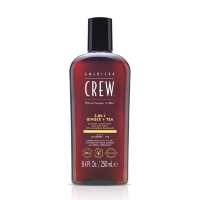 Универсальный шампунь ENERGIZING GINGER and TEA SHAMPOO 3 in 1 American Crew  