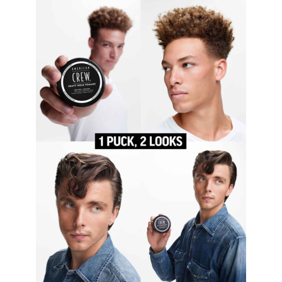 Помада для стайлинга стойкая HEAVY HOLD POMADE American Crew 85 гр 