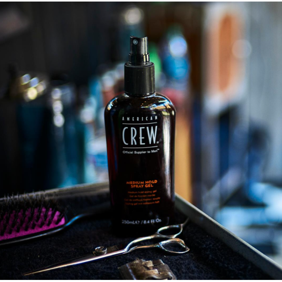 Спрей-гель средней фиксации MEDIUM HOLD SPRAY GEL American Crew 250 мл 