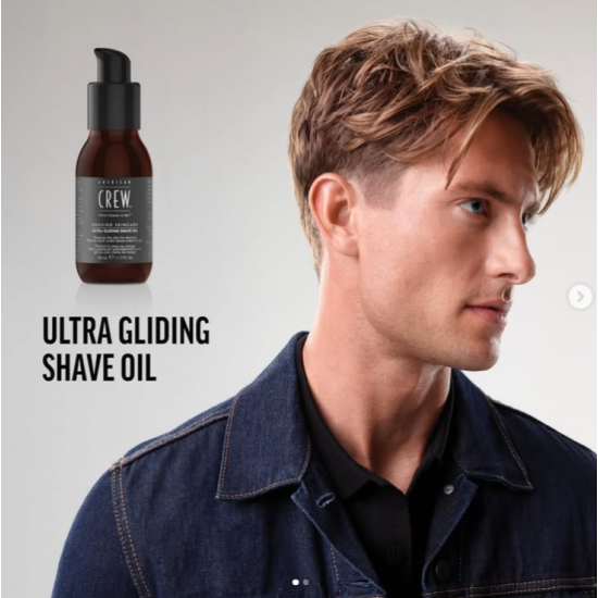 Масло для бритья ULTRA GLIDING SHAVE OIL American Crew 50 мл 