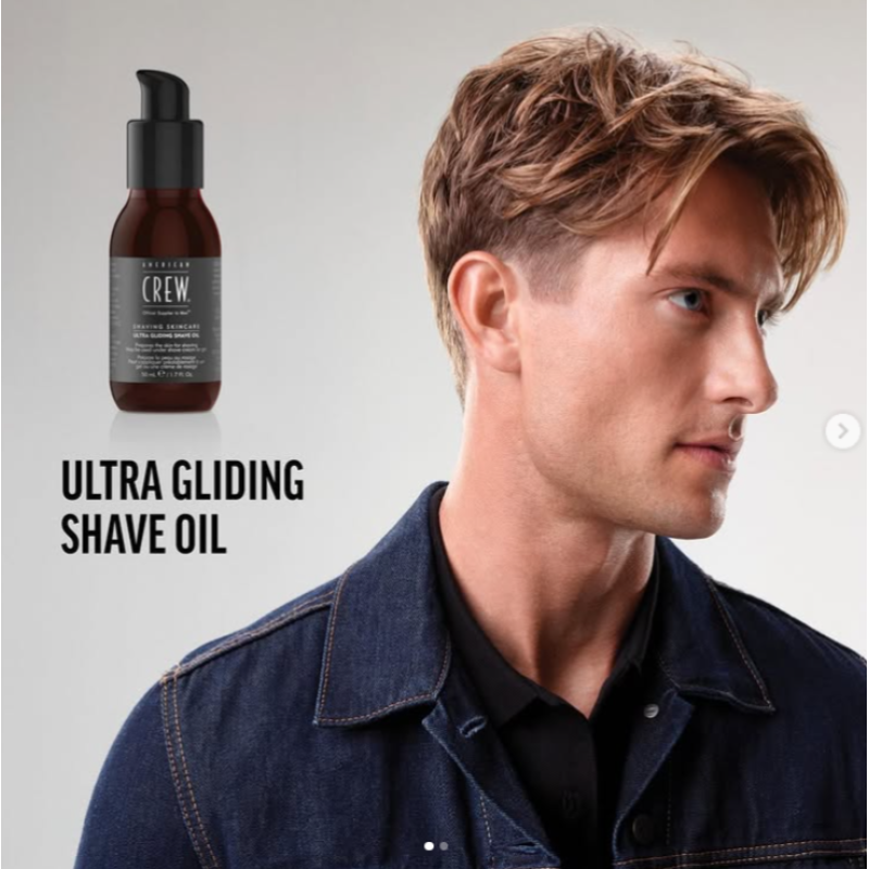 Масло для бритья ULTRA GLIDING SHAVE OIL American Crew 50 мл 
