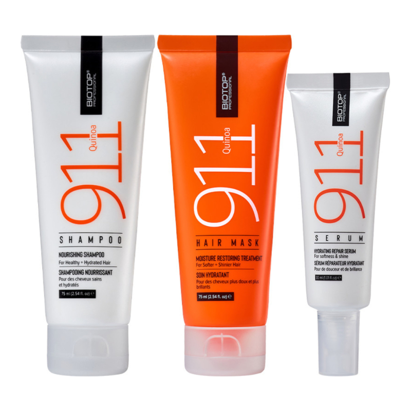 Дорожній набір для волосся Travel Quinoa 911 Biotop