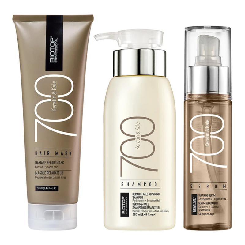 Набор для волос Holiday с кератином Keratin + Kale 700 Biotop