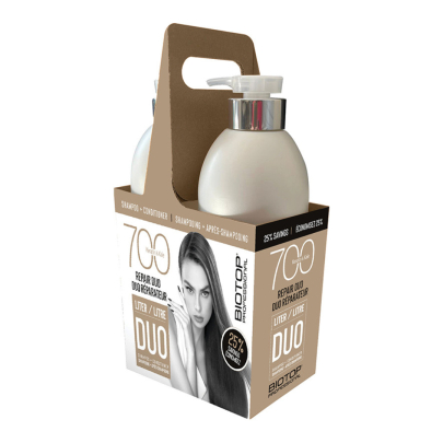 Набір для волосся двійка Holiday з кератином Keratin + Kale 700 Biotop