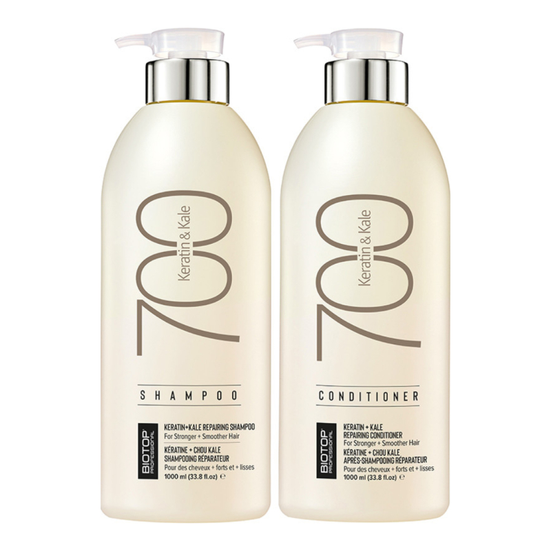Набор для волос двойка Holiday с кератином Keratin + Kale 700 Biotop