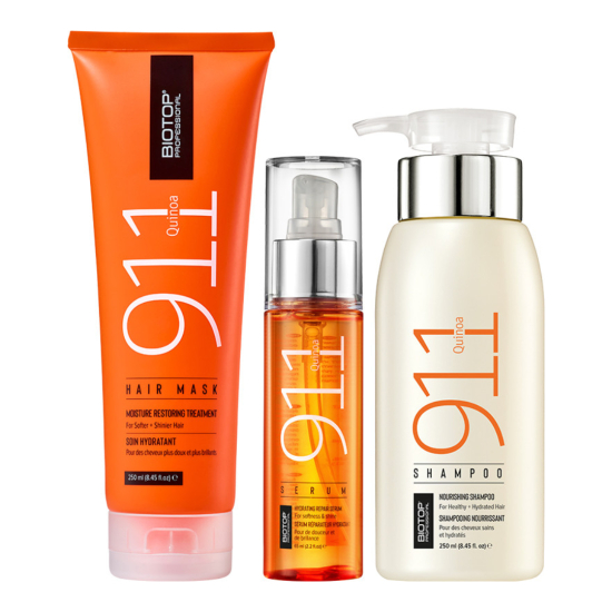 Набір для волосся з протеїнами кіноа Holiday Quinoa 911 Biotop