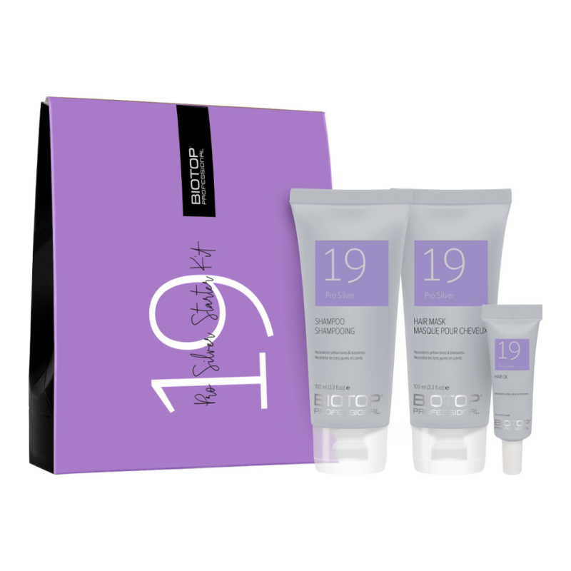 Стартовий набір для волосся Pro Silver 19 Biotop