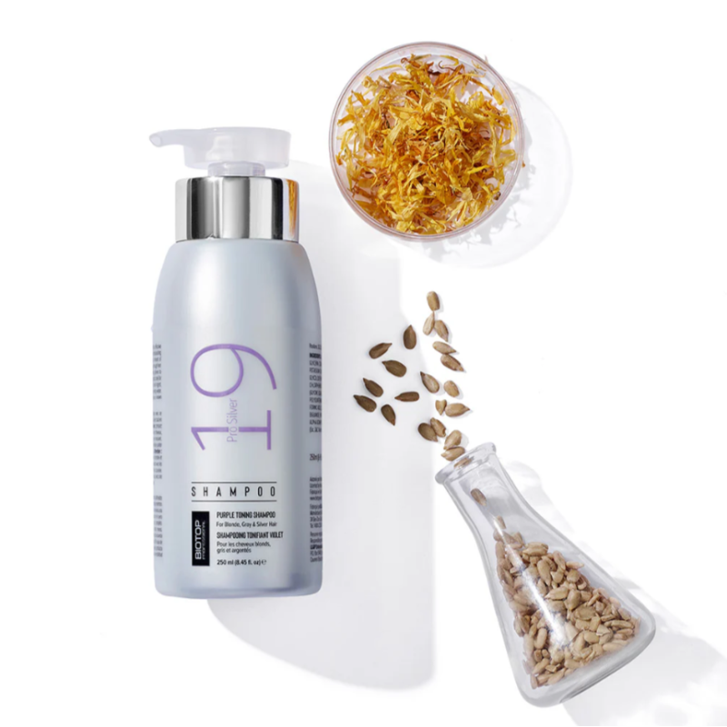 Шампунь для нейтралізації жовтизни волосся Pro Silver 19 Biotop