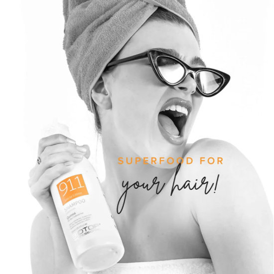 Шампунь для волосся з протеїнами кіноа 911 Quinoa Biotop