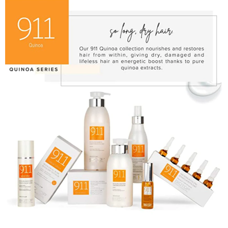 Шампунь для волосся з протеїнами кіноа 911 Quinoa Biotop