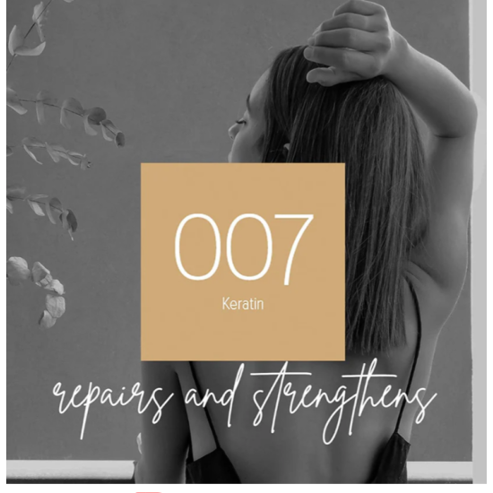 Олія для відновлення волосся з кератином Keratin 007 Biotop 30 мл