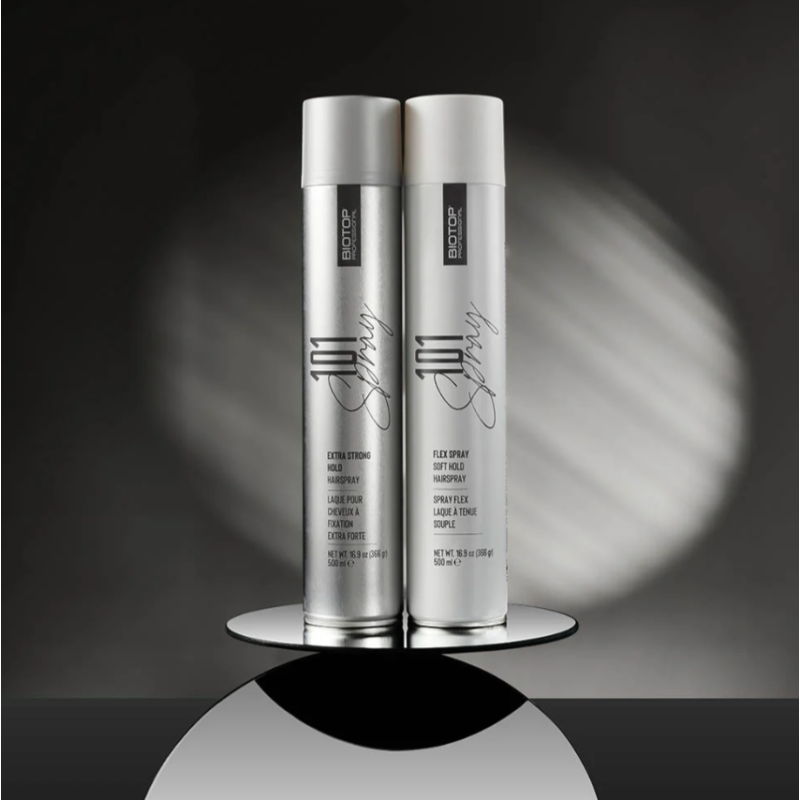 Спрей для волосся гнучкої фіксації Flex Spray 101 Biotop 500 мл