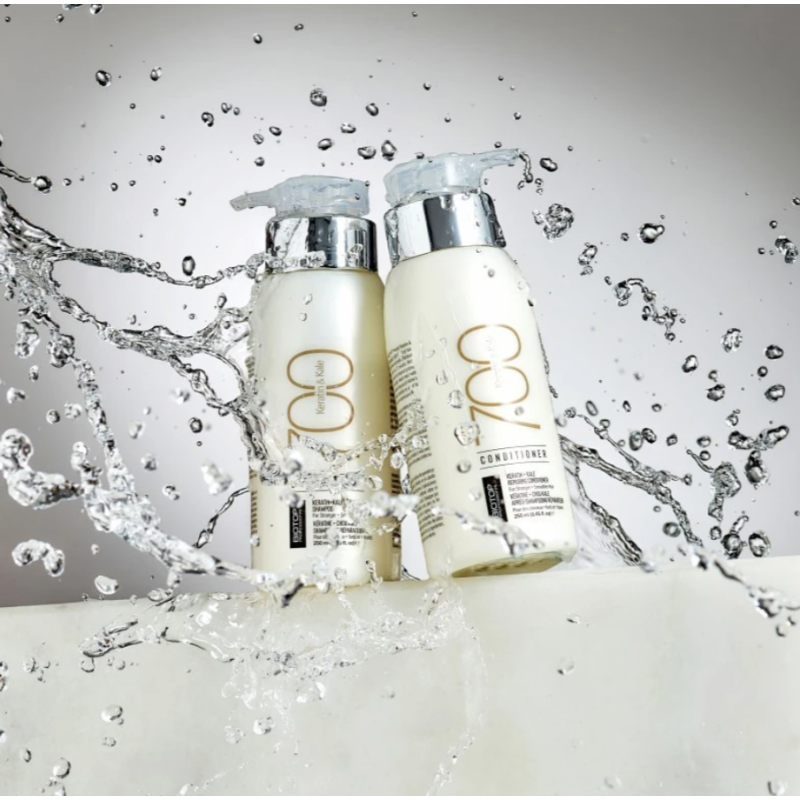 Відновлюючий шампунь для волосся Keratin + Kale 700 Biotop