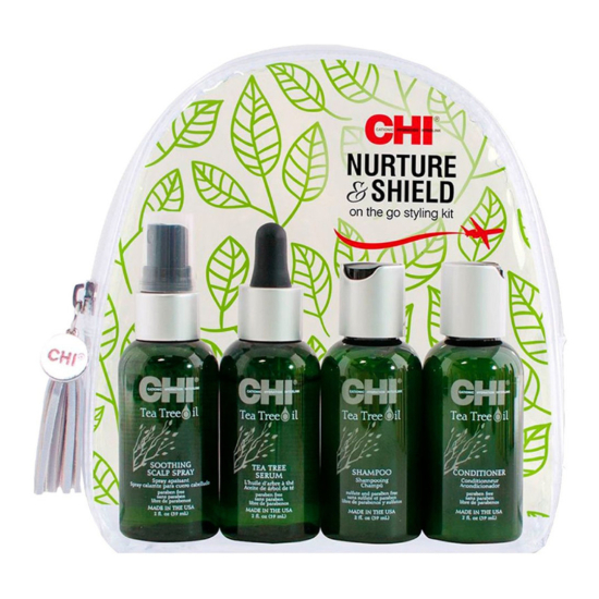 Дорожный набор для ухода за волосами Tea Tree Nurture and Shield Kit CHI