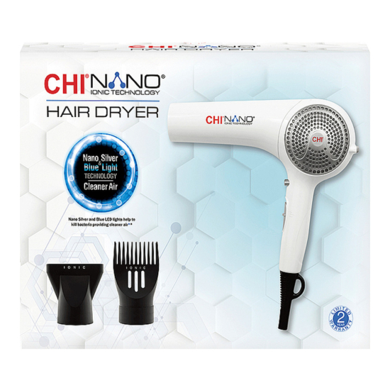 Фен для волосся професійний з іонізацією Nano Hairdryer CHI