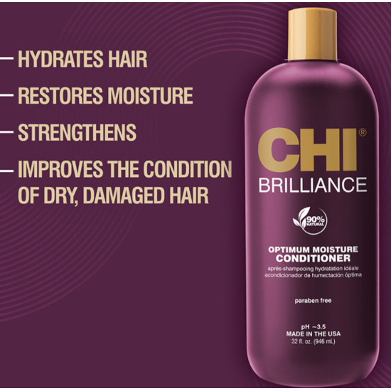 Кондиціонер для пошкодженого волосся Deep Brilliance Optimum Moisture CHI
