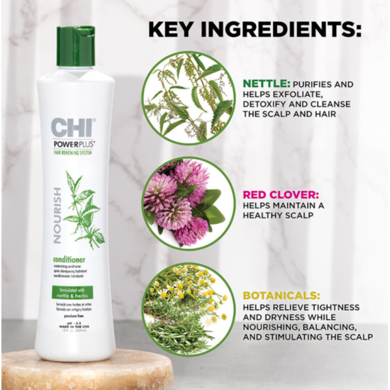 Кондиционер питательный для волос Power Plus Nourish Conditioner CHI