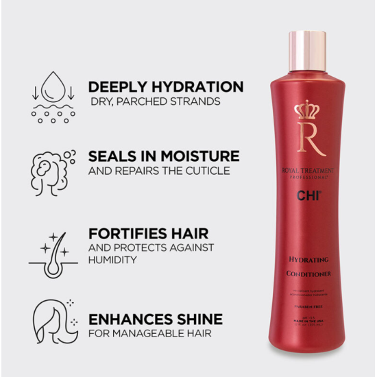 Зволожуючий кондиціонер для всіх типів волосся Hydrating Royal Treatment CHI 355 мл