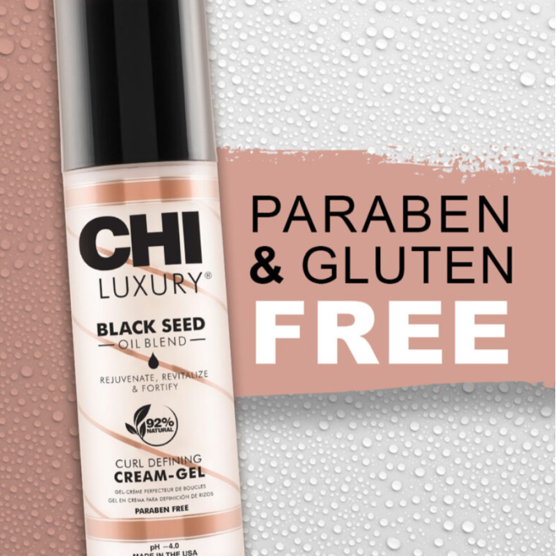 Крем-гель формуючий для локонів з олією чорного кмину Luxury Black Seed Oil CHI 147 мл