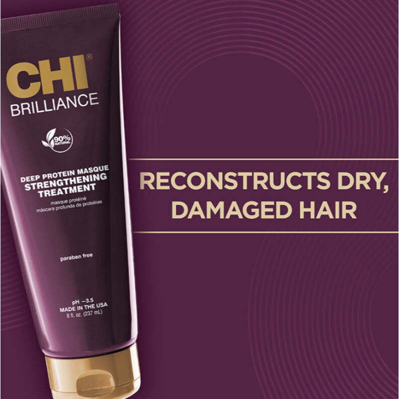 Маска протеиновая для волос Deep Brilliance Optimum Moisture CHI 237 мл