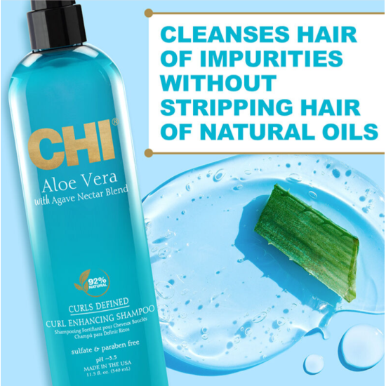 Олія для кучерявого волосся з алое віра Aloe Vera CHI 89 мл